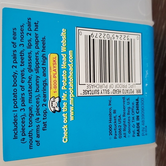 2XHP💖 Vnt Playskool Mr. or Mrs Potato Head Silly Suitcase 26 Pc Complete Hasbro - Picture 7 of 10